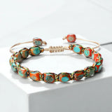 Boho Turquoise Stone Beaded Bracelet