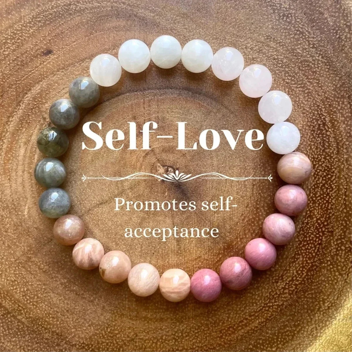 Healing Energy Gemstone Bead Bracelet