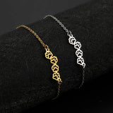 Gold Paw Print Chain Bracelet – Dainty Pet Lover Jewelry