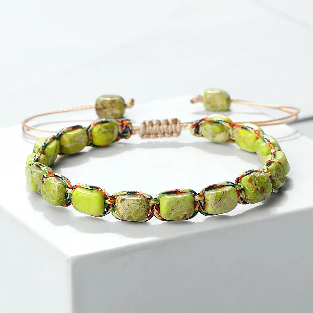 Boho Turquoise Stone Beaded Bracelet