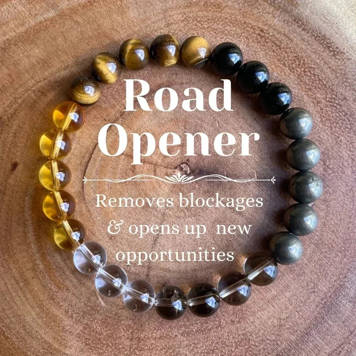 Healing Energy Gemstone Bead Bracelet