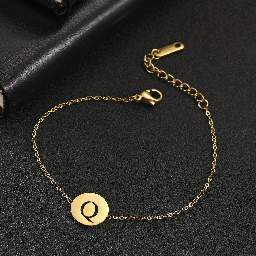 Gold Paw Print Chain Bracelet – Dainty Pet Lover Jewelry