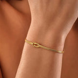 Double Chain Knot Bracelet