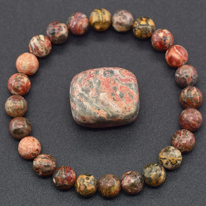 Natural Jasper Grounding Stone Bracelet