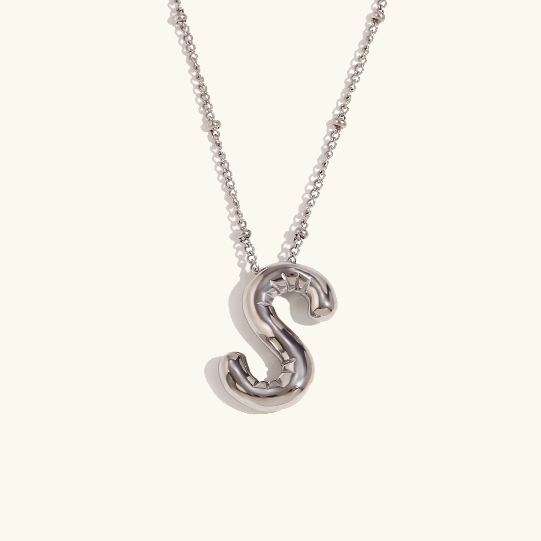 Aurelia Balloon Initial Necklace