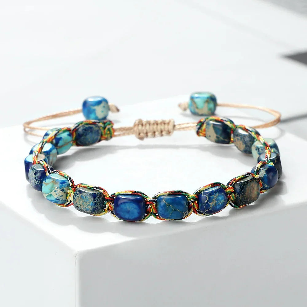 Boho Turquoise Stone Beaded Bracelet