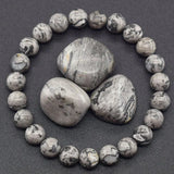 Natural Jasper Grounding Stone Bracelet