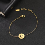Gold Paw Print Chain Bracelet – Dainty Pet Lover Jewelry