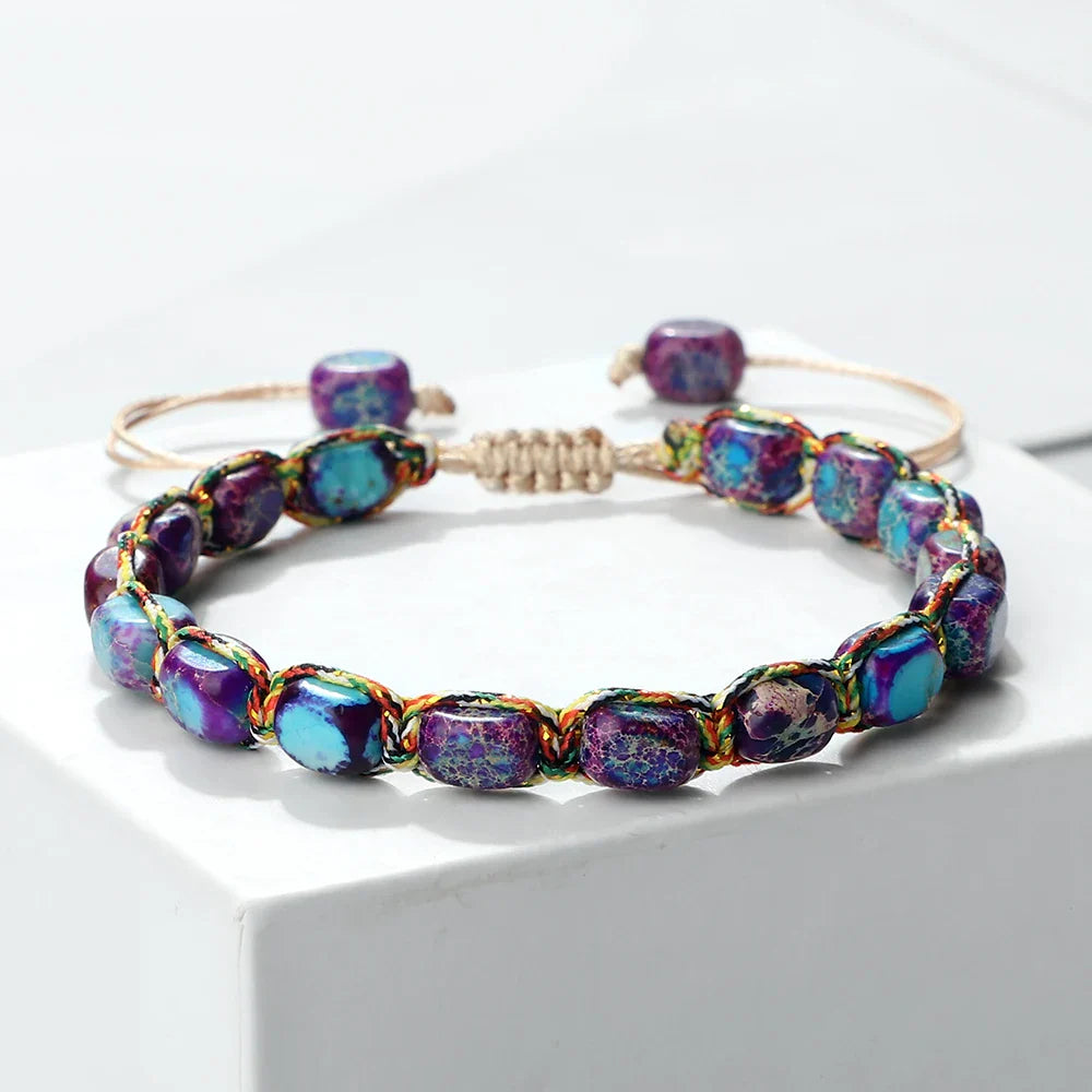 Boho Turquoise Stone Beaded Bracelet