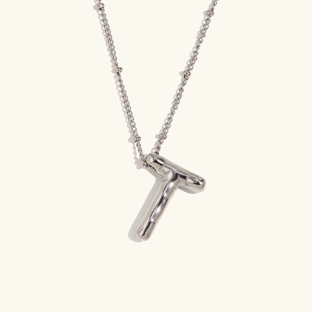 Aurelia Balloon Initial Necklace