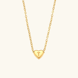 Heart Initial Pendant Necklace