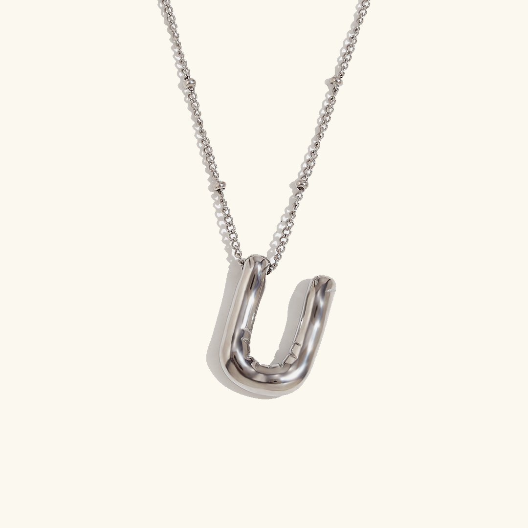 Aurelia Balloon Initial Necklace