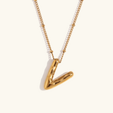 Aurelia Balloon Initial Necklace