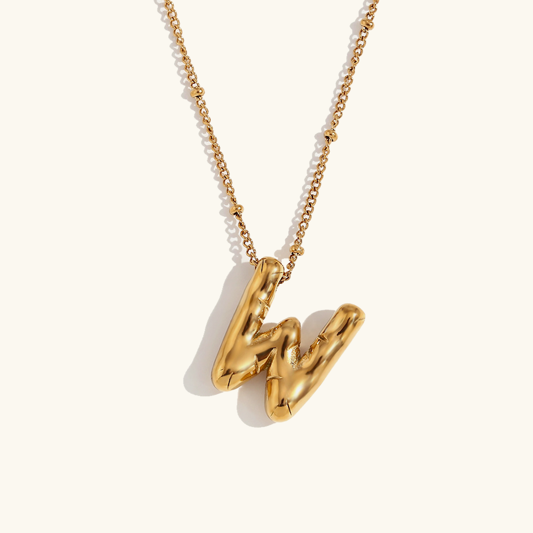 Aurelia Balloon Initial Necklace