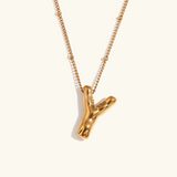 Aurelia Balloon Initial Necklace