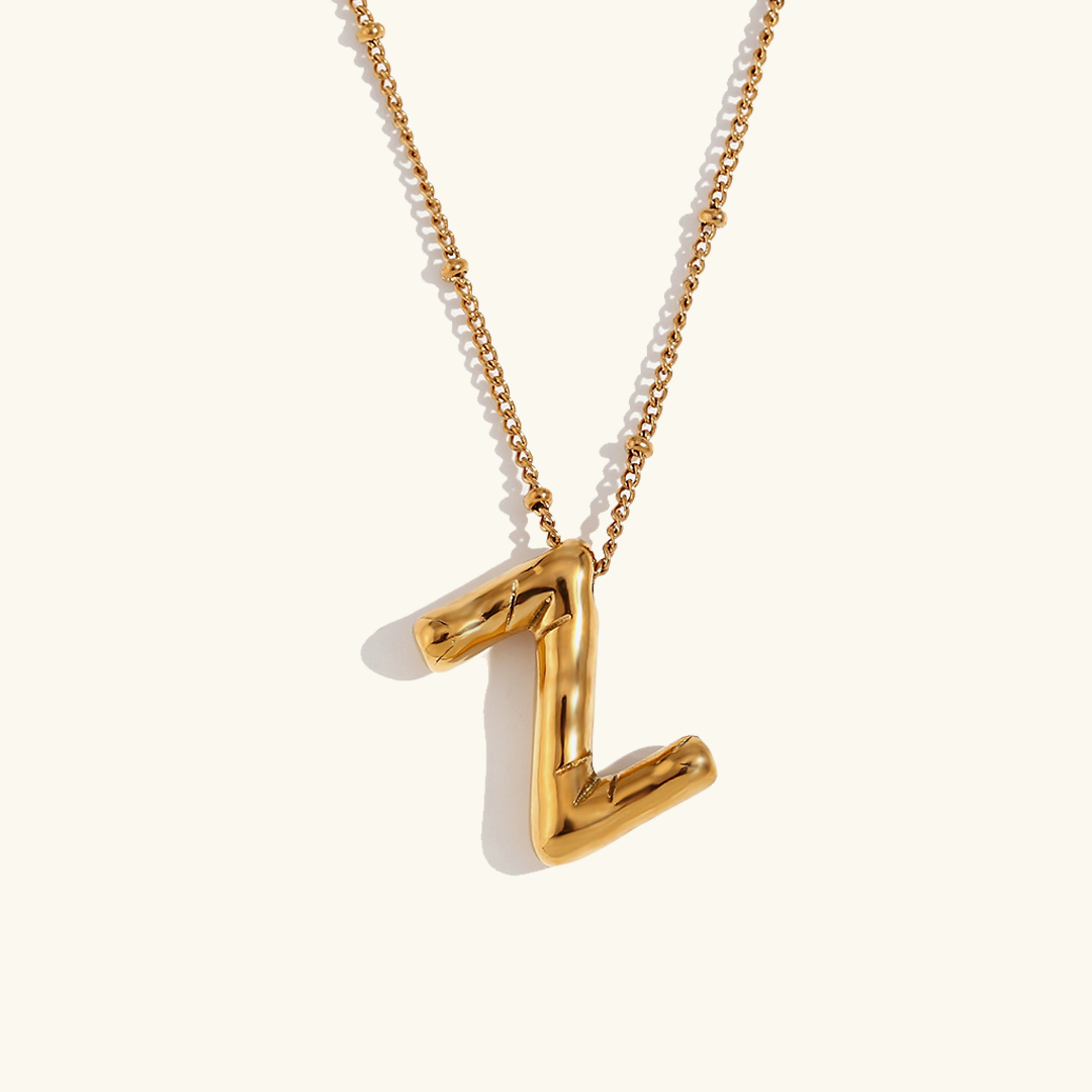 Aurelia Balloon Initial Necklace