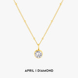 Amelia Birthstone Necklace