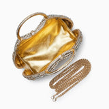Aurora Crystal Evening Bag with Luxe Handle – Glamour Redefined