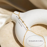 Evelyne Three-Stone Chain Bracelet