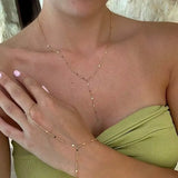 Evelyne Modern Hand Chain Bracelet