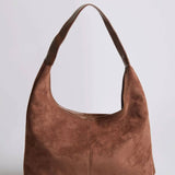 Evie Minimal Vegan Suede Hobo Bag – Effortless Chic