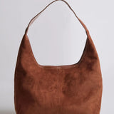 Evie Minimal Vegan Suede Hobo Bag – Effortless Chic