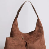 Evie Minimal Vegan Suede Hobo Bag – Effortless Chic
