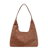 Evie Minimal Vegan Suede Hobo Bag – Effortless Chic