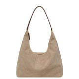 Evie Minimal Vegan Suede Hobo Bag – Effortless Chic