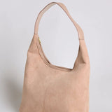 Evie Minimal Vegan Suede Hobo Bag – Effortless Chic