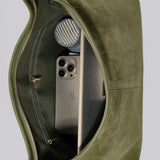 Evie Minimal Vegan Suede Hobo Bag – Effortless Chic