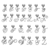 Custom Initial Heart Pendant Necklace