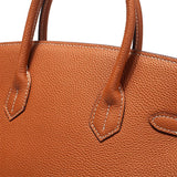 Genuine Leather Structured Tote Bag – Classic Craftsmanship with Elegant Edge