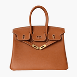 Genuine Leather Structured Tote Bag – Classic Craftsmanship with Elegant Edge