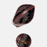 Woven Leather Hobo Bag with Slouchy Silhouette