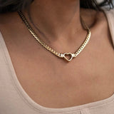 Vali Gold Heart Necklace