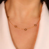 Cloe Clover Pendant Necklace