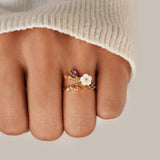 Flora Blossom Adjustable Ring