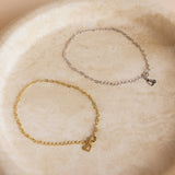 Amara Gold Heart Chain Bracelet