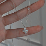 Mia Double Crystal Necklace