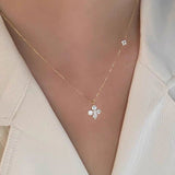 Mia Double Crystal Necklace