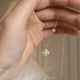 Mia Double Crystal Necklace