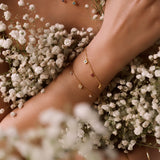 Isla Petite Gold Charm Bracelet