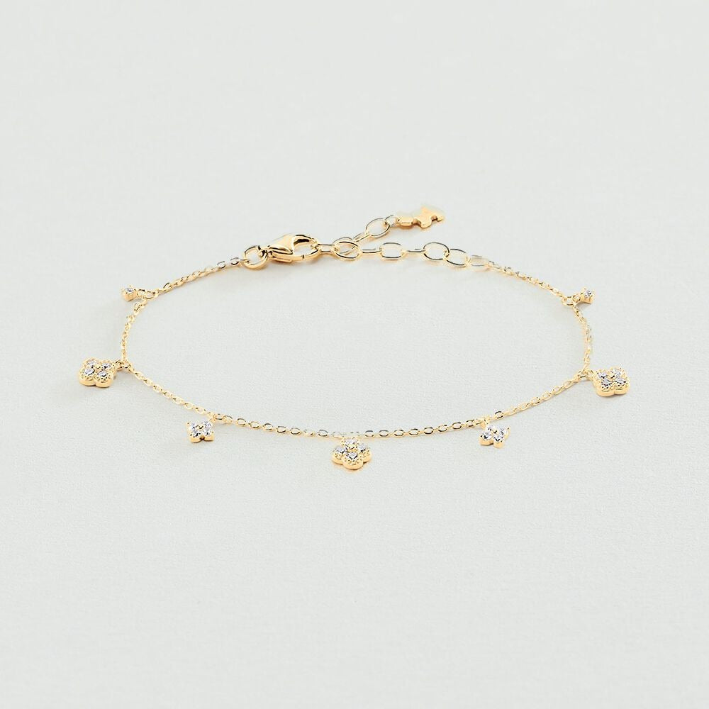 Isla Petite Gold Charm Bracelet