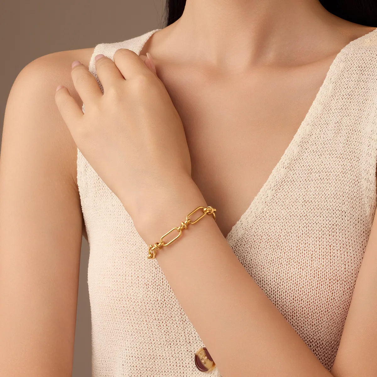 Golden Link Chain Bracelet