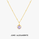 Amelia Birthstone Necklace