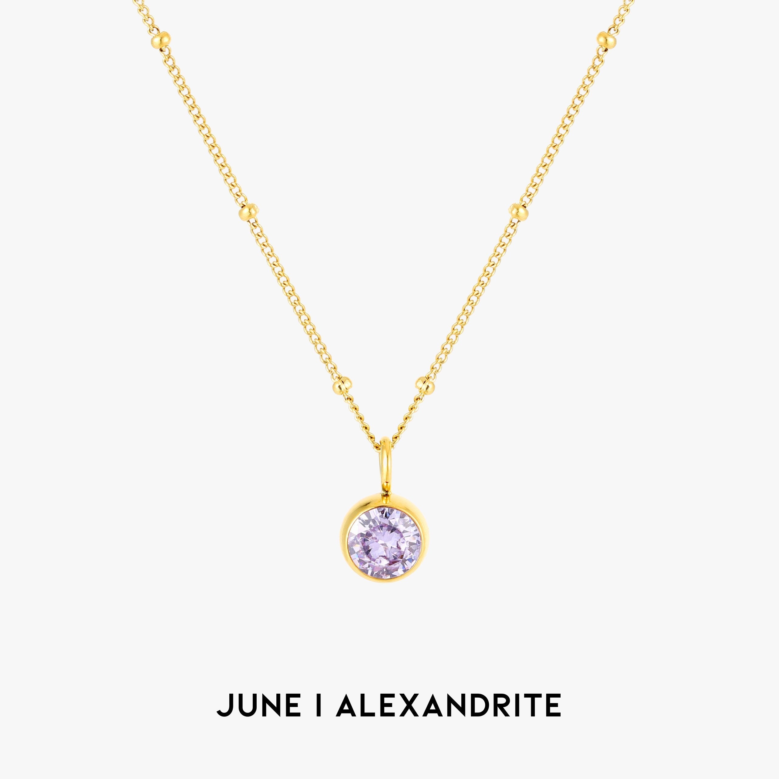 Amelia Birthstone Necklace