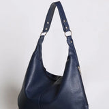 Luxe Leather Hobo Bag with Relaxed Shape – Timeless Design