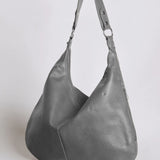 Luxe Leather Hobo Bag with Relaxed Shape – Timeless Design