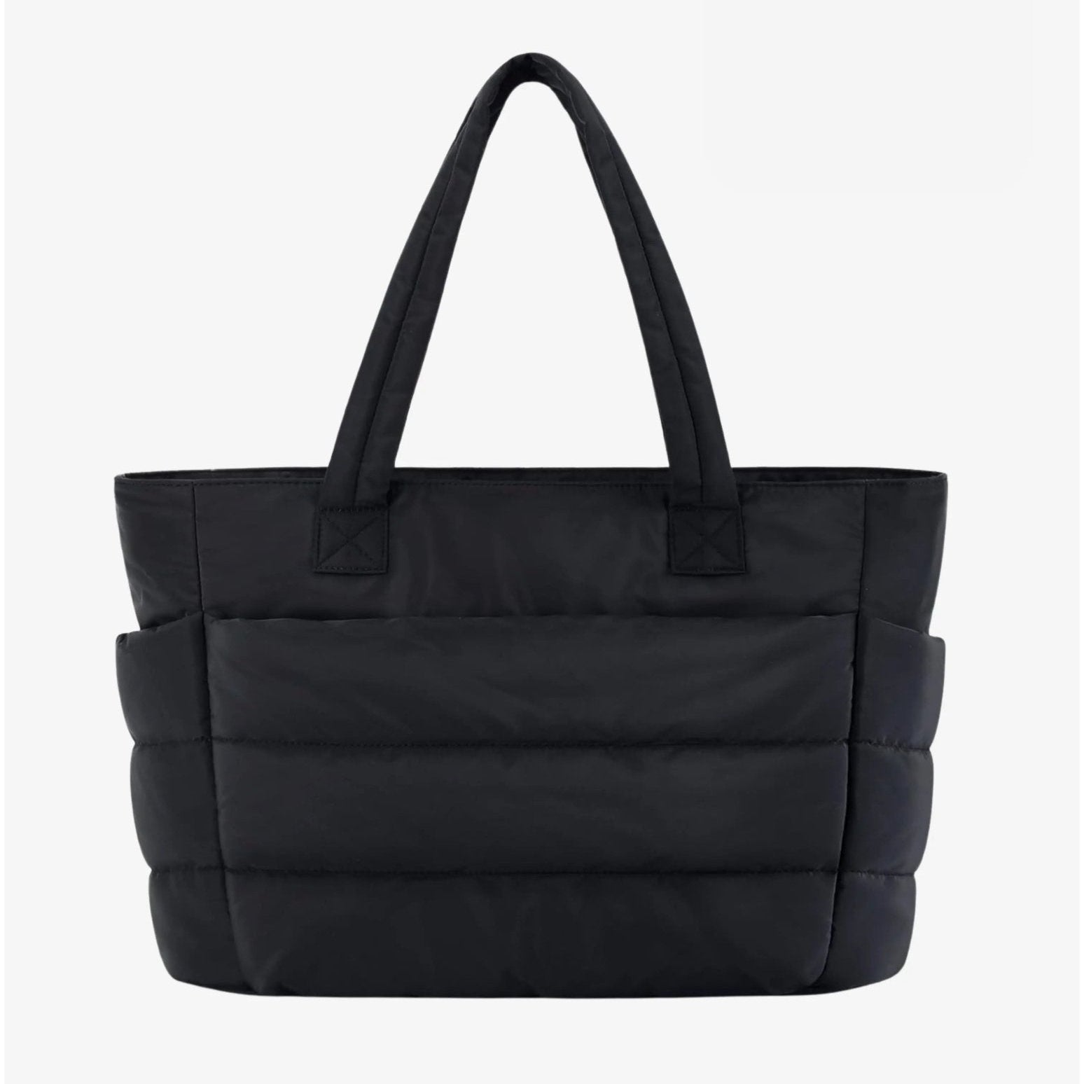 Large Quilted Puffer Tote Bag | Lightweight & Stylish Everyday Handbag